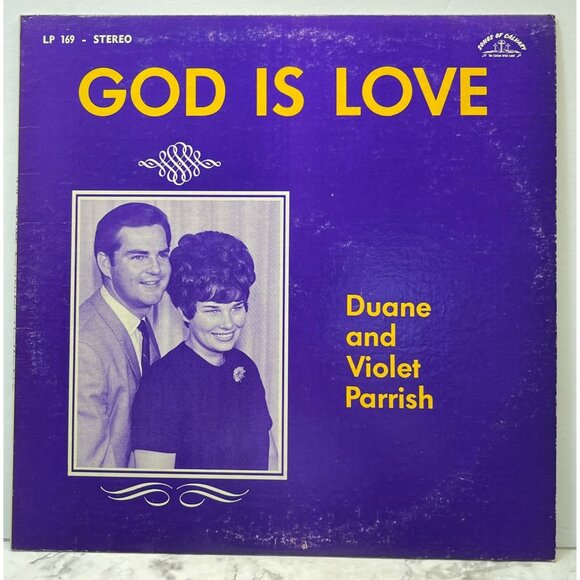 Duane and Violet Parrish God is Love Vinyl LP Christian Religious Grants Pass OR - Picture 4 of 6